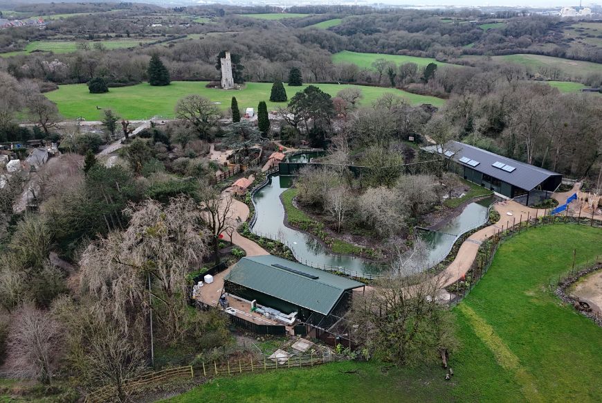 Bristol Zoo Project drone shot